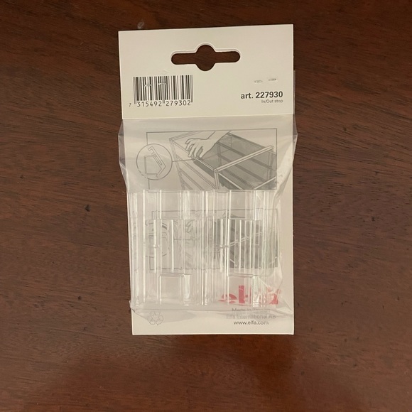 Elfa Mesh Drawer In & Out Stops Pkg/4 from Container Store - Picture 5 of 5